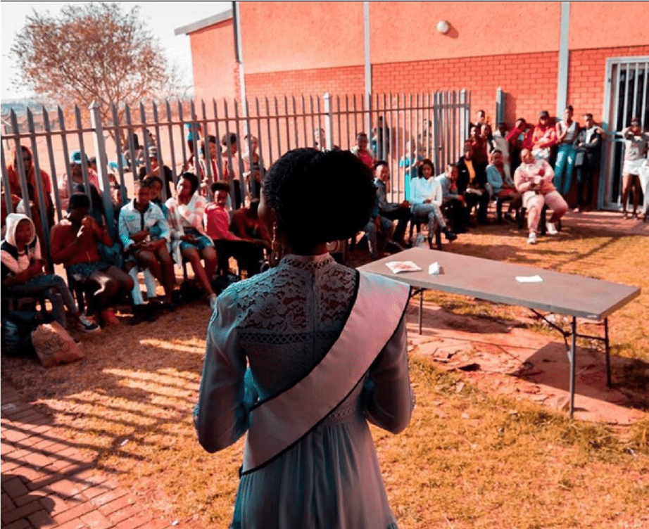 Zanele Phakathi With Her Community
