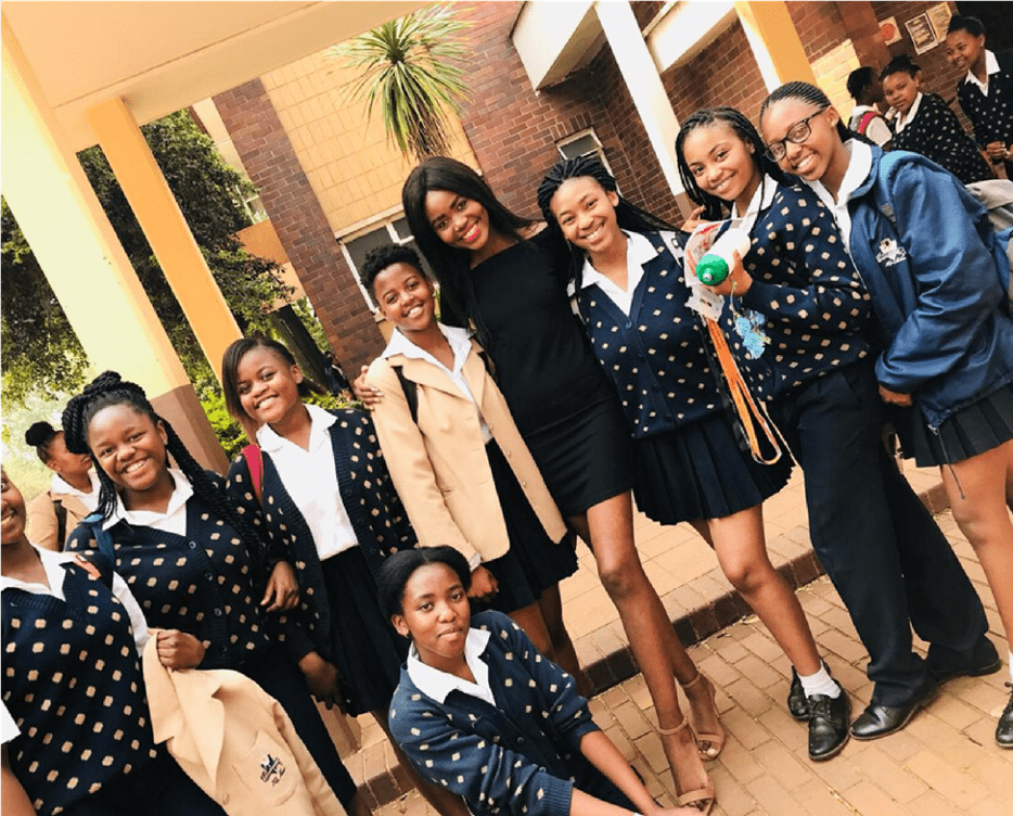 Zanele Phakathi With The Youth